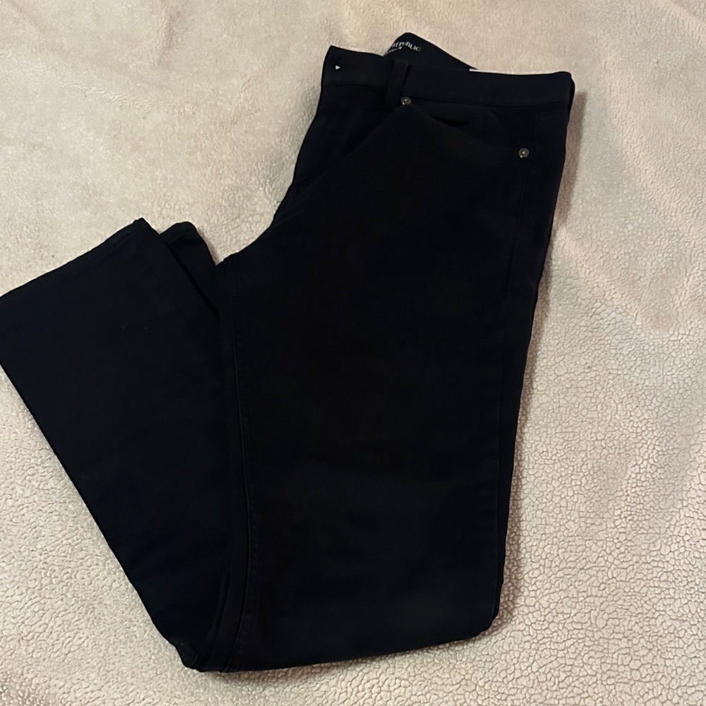 MENS Banana Republic Black Straight Leg Jeans slim fit